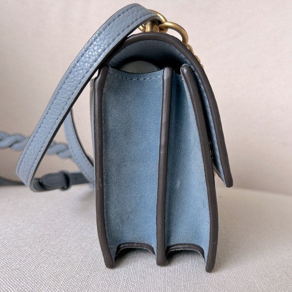 Tory Burch Miller Shoulder Bag in Blue - Picture 3 of 9